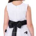 Grace Karin Princess White vestido de menina de crianças sem mangas vestido de menina de flor para casamento menina de 12 anos sem vestido CL007550-1